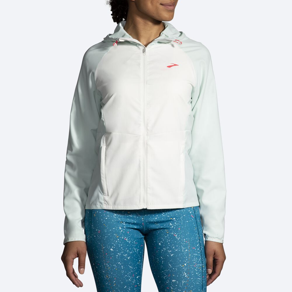 Women's Brooks Canopy Jackets Mint | USA85673