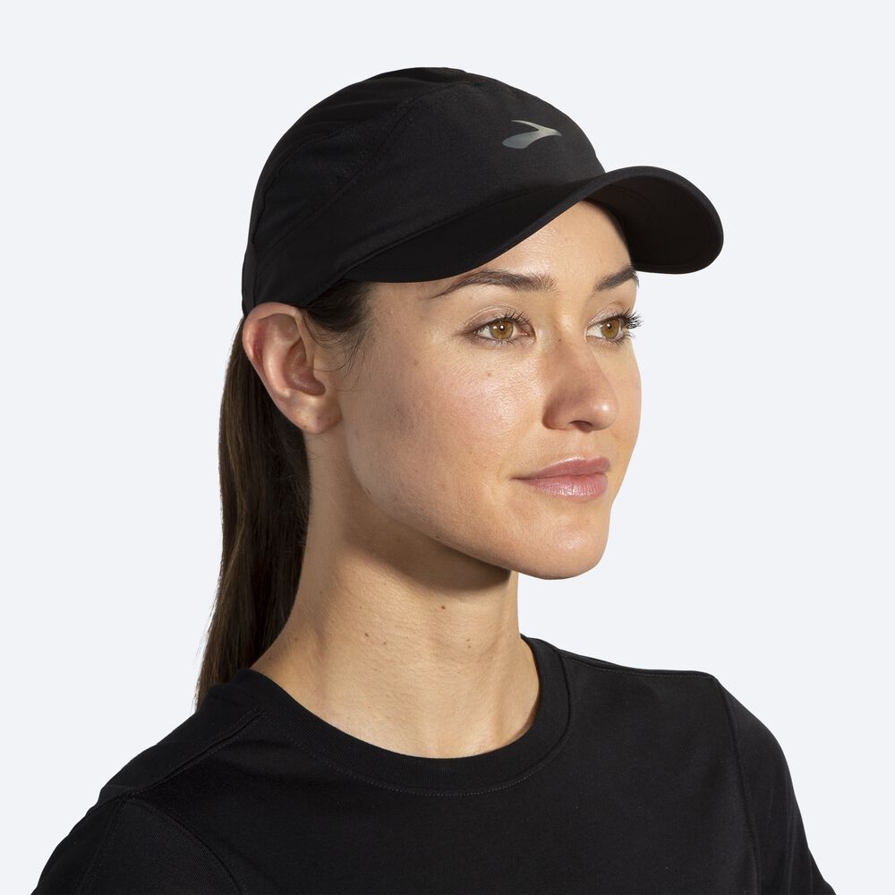 Women's Brooks Chaser Hats Black | USA80546