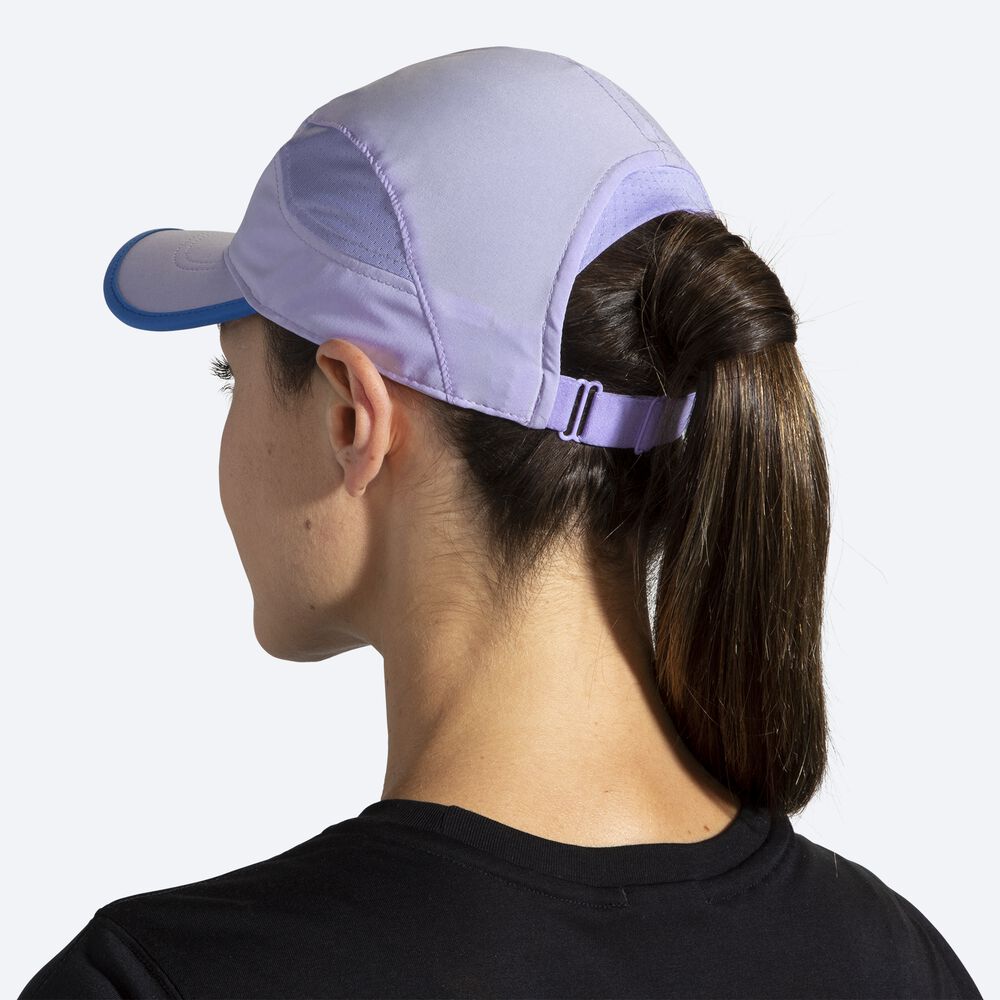 Women's Brooks Chaser Hats Purple Grey/Blue | USA26814