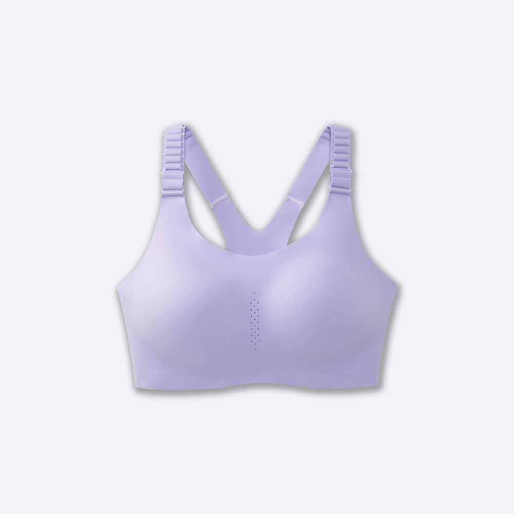 Women\'s Brooks Dare Racerback Run Bra 2.0 Sports Bras Purple | USA95203