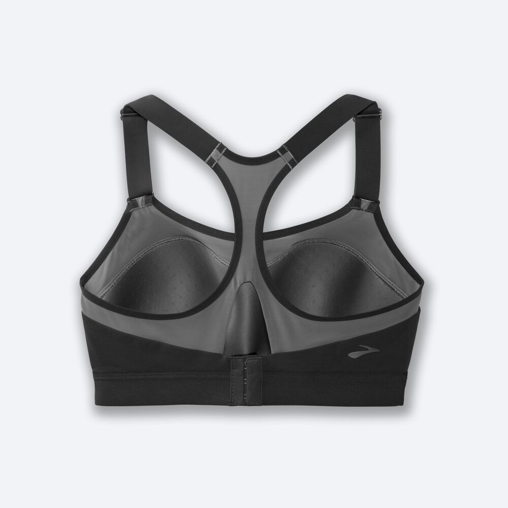 Women's Brooks Dare Racerback Run Bra Sports Bras Grey | USA40598