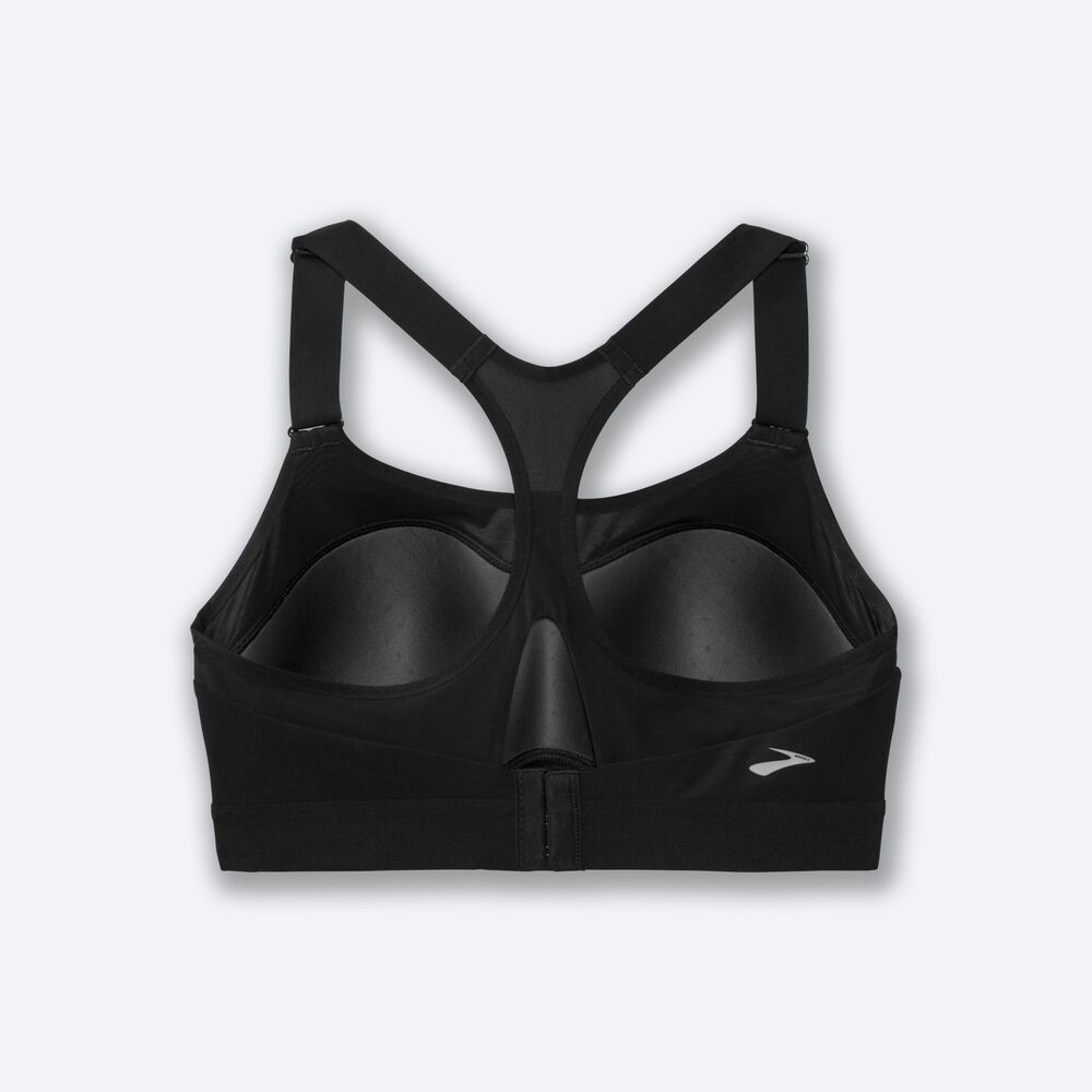 Women's Brooks Dare Racerback Run Bra Sports Bras Black | USA60739