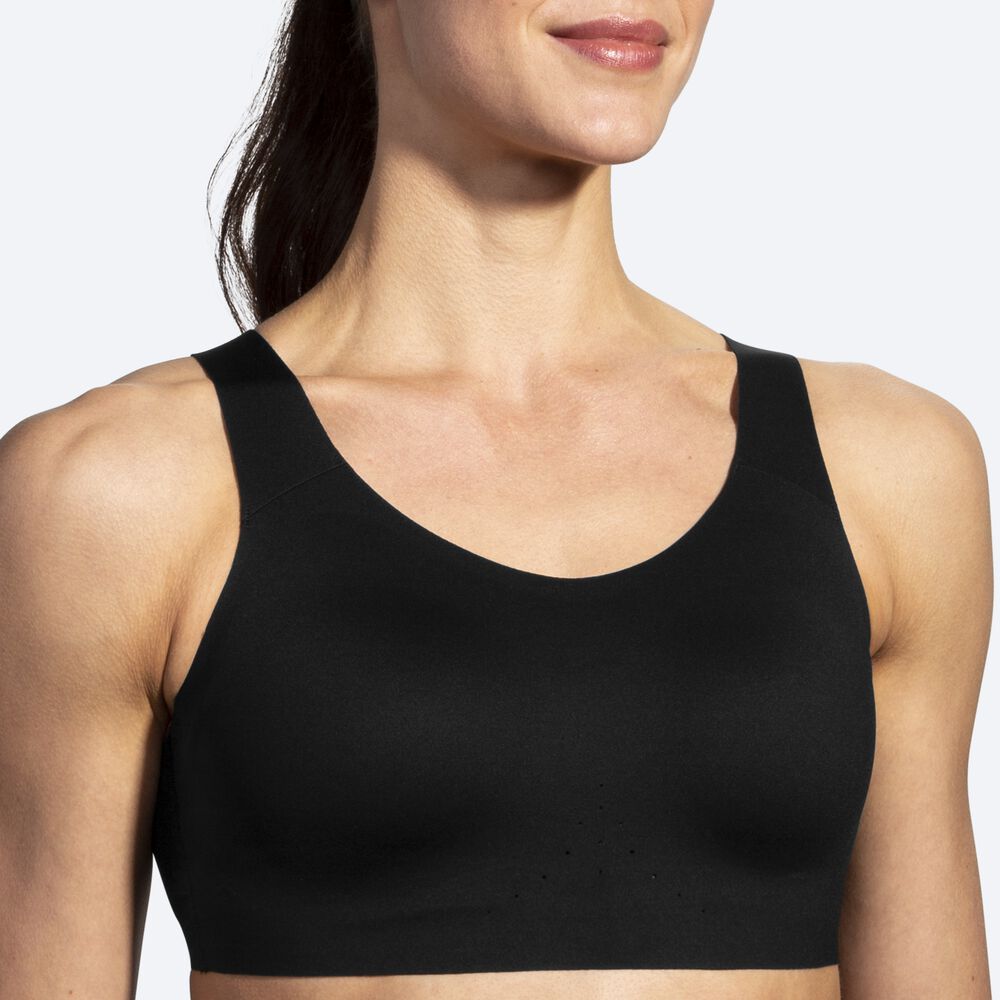 Women's Brooks Dare Scoopback Run Bra Sports Bras Black | USA14678