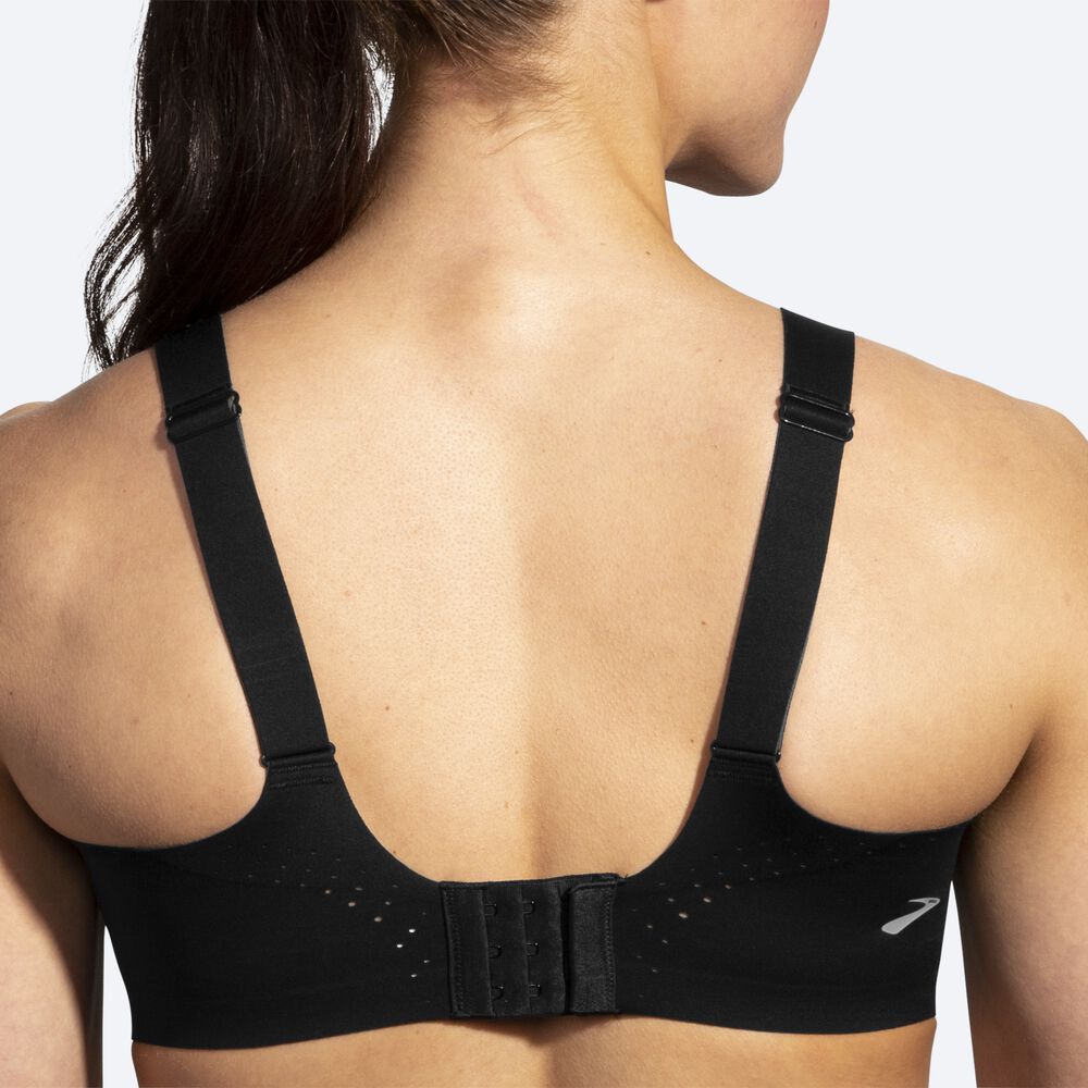 Women's Brooks Dare Scoopback Run Bra Sports Bras Black | USA14678