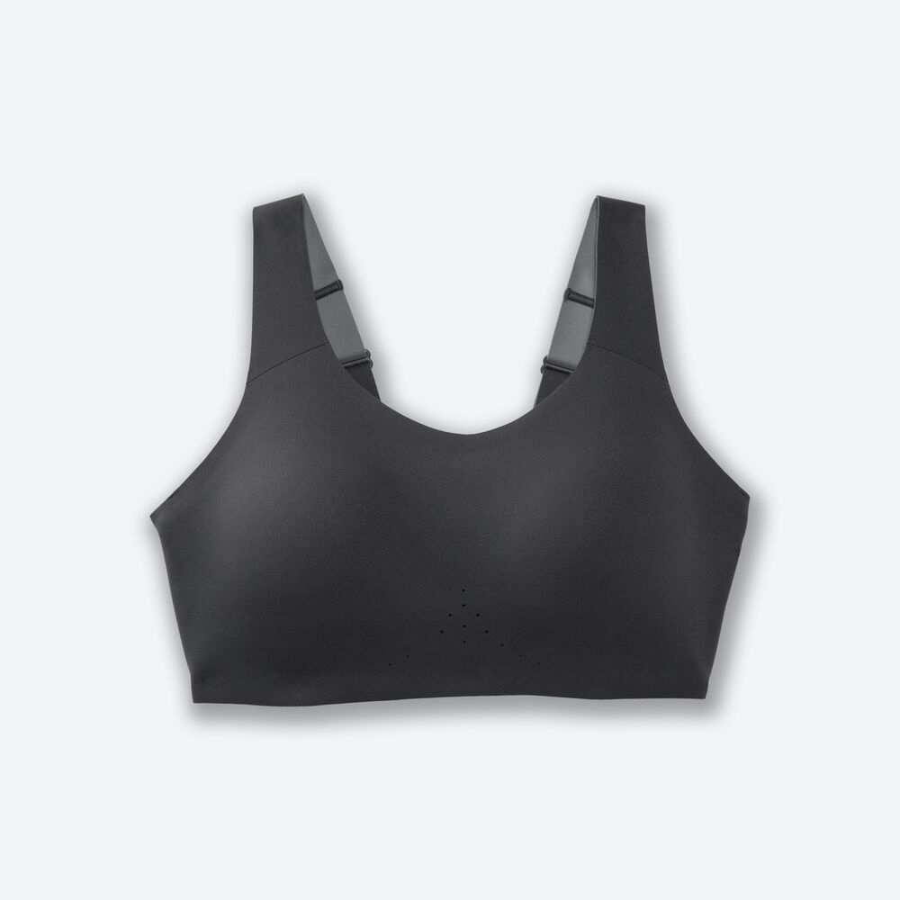 Women\'s Brooks Dare Scoopback Run Bra Sports Bras Grey | USA41387