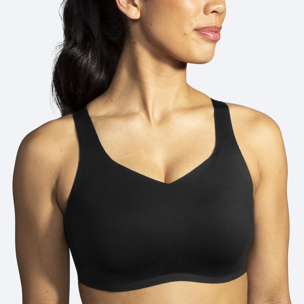 Women's Brooks Dare Underwire Run Bra Sports Bras Black | USA41579