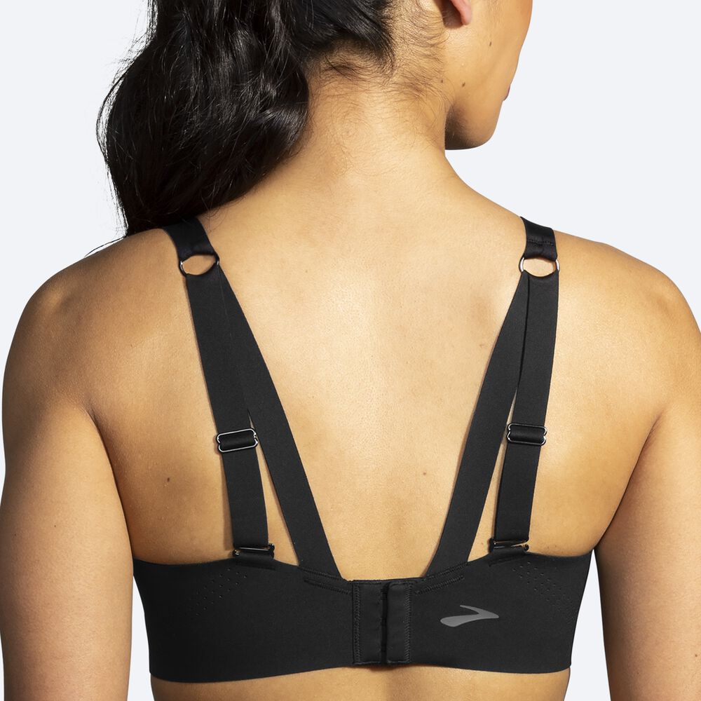 Women's Brooks Dare Underwire Run Bra Sports Bras Black | USA41579