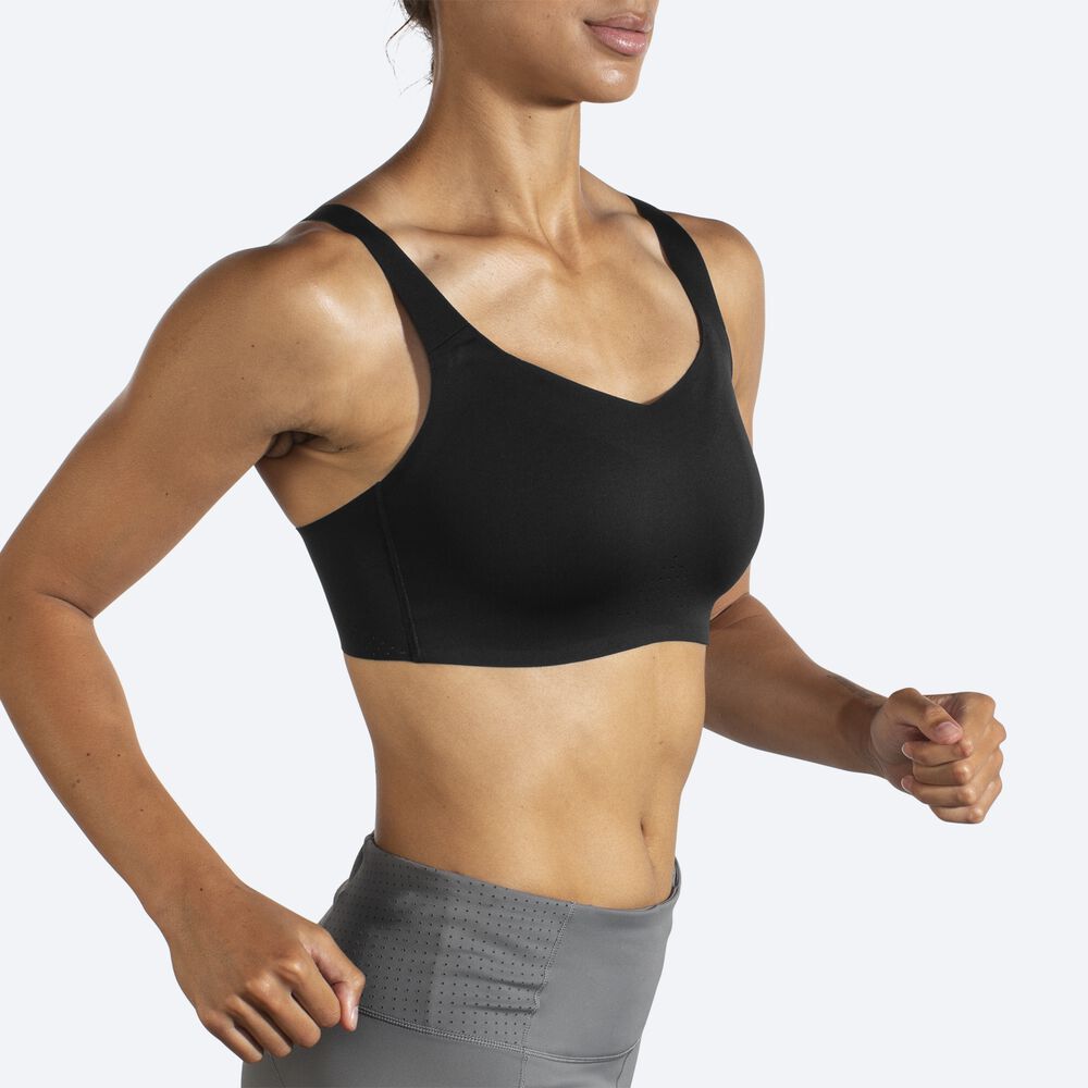 Women's Brooks Dare Underwire Run Bra Sports Bras Black | USA41579