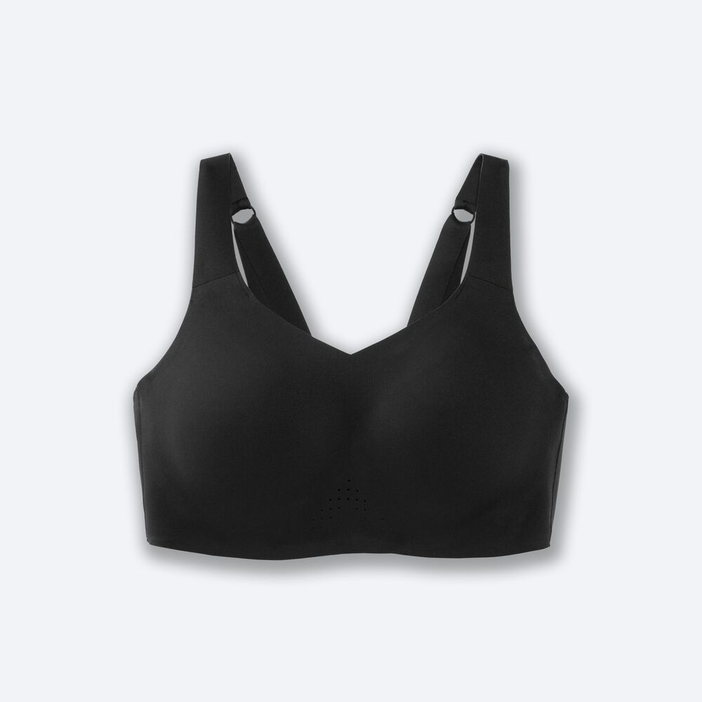 Women\'s Brooks Dare Underwire Run Bra Sports Bras Black | USA41579