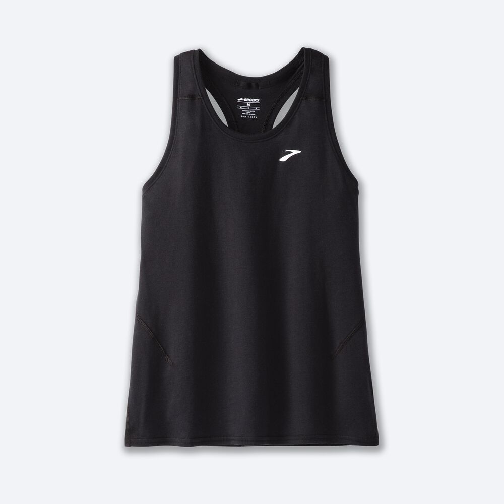 Women\'s Brooks Distance Tank 2.0 Tanks Black | USA89173