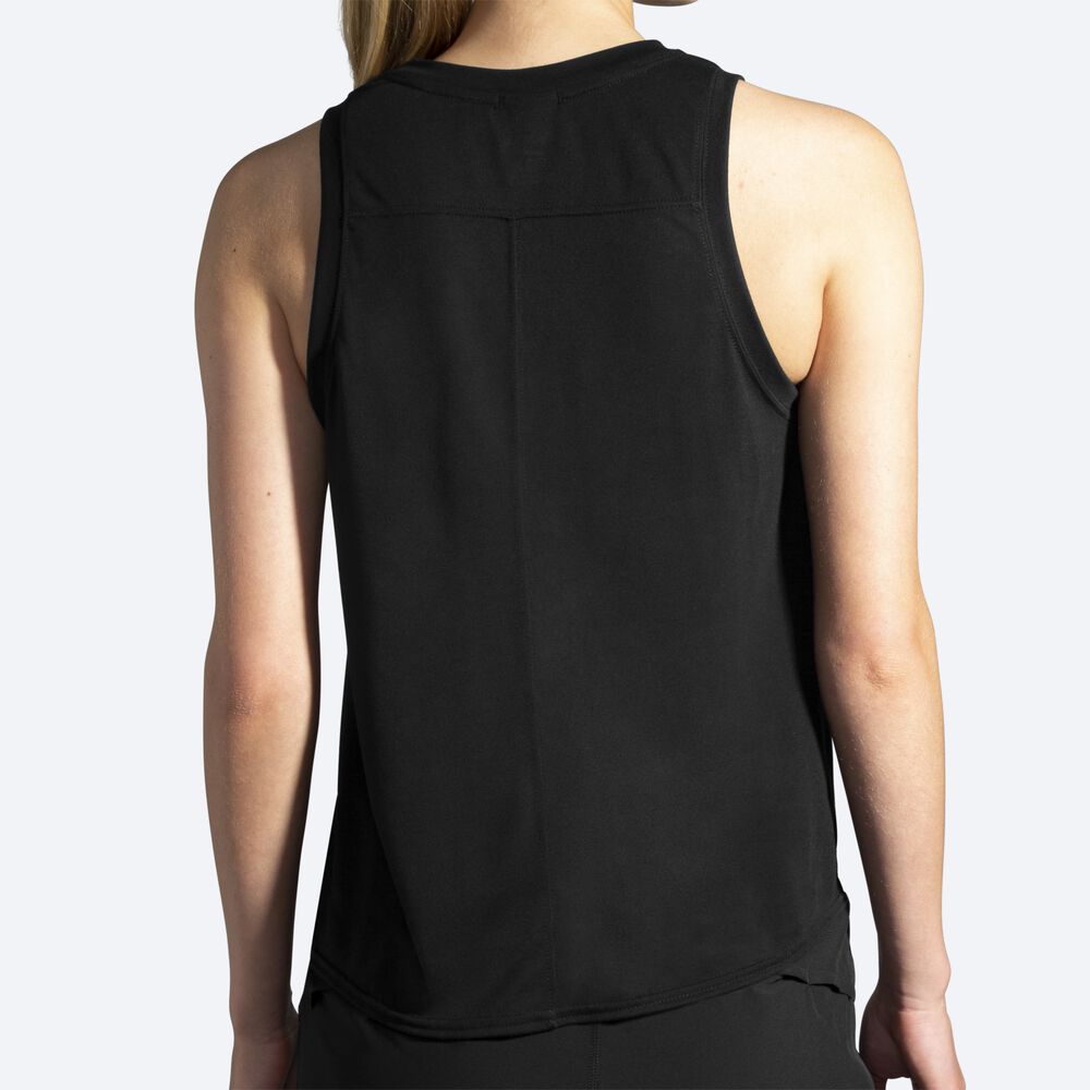 Women's Brooks Distance Tanks Black | USA36897