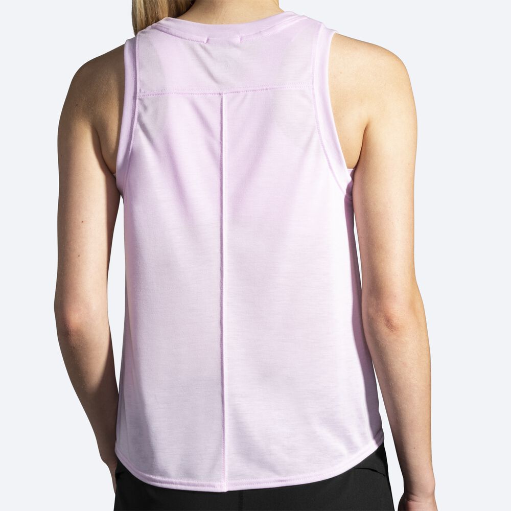 Women's Brooks Distance Tanks Purple | USA17650