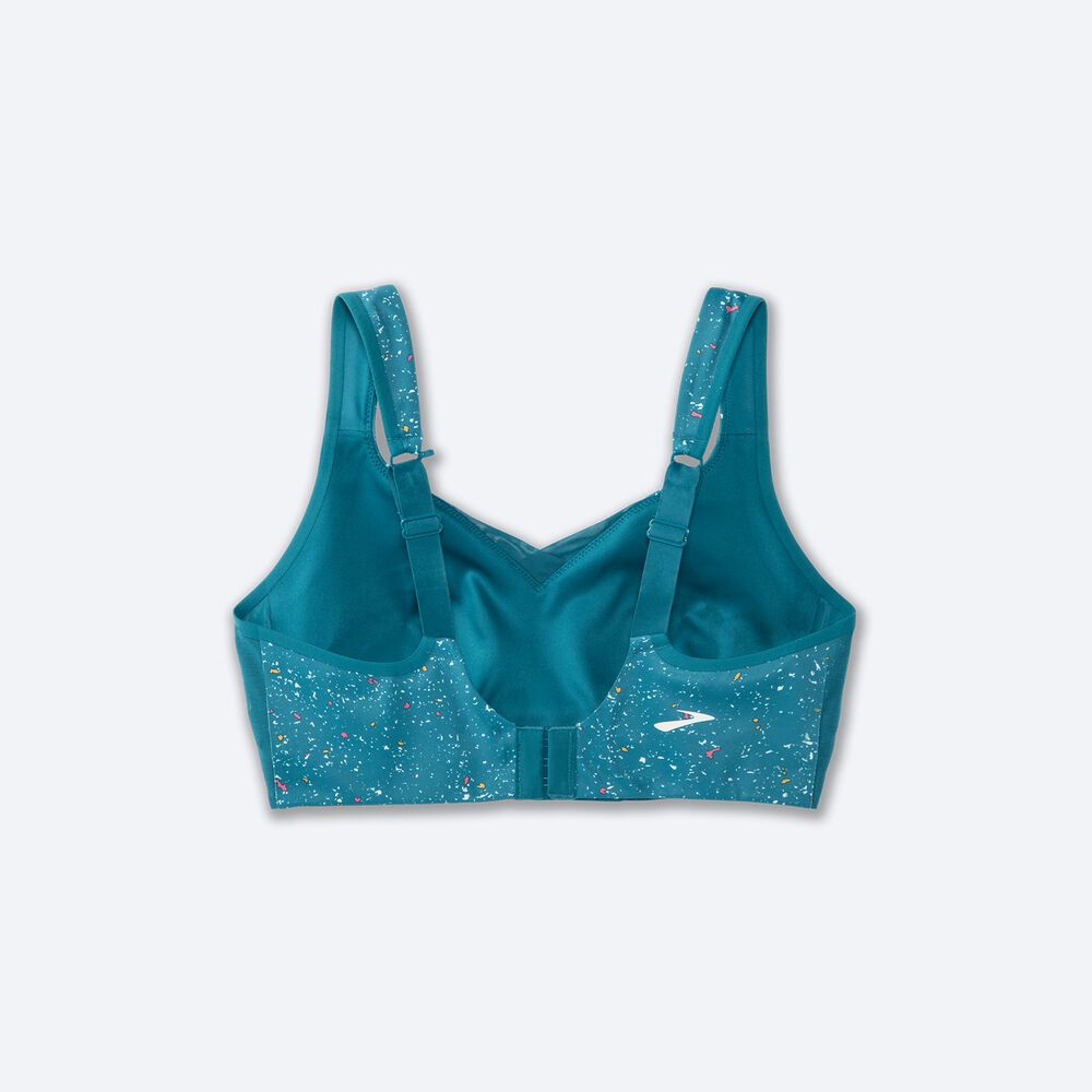 Women's Brooks Drive Convertible Run Bra Sports Bras Green | USA36957