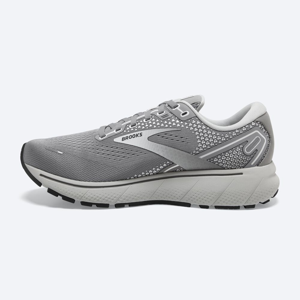 Women's Brooks Ghost 14 Road Running Shoes Grey | USA07823