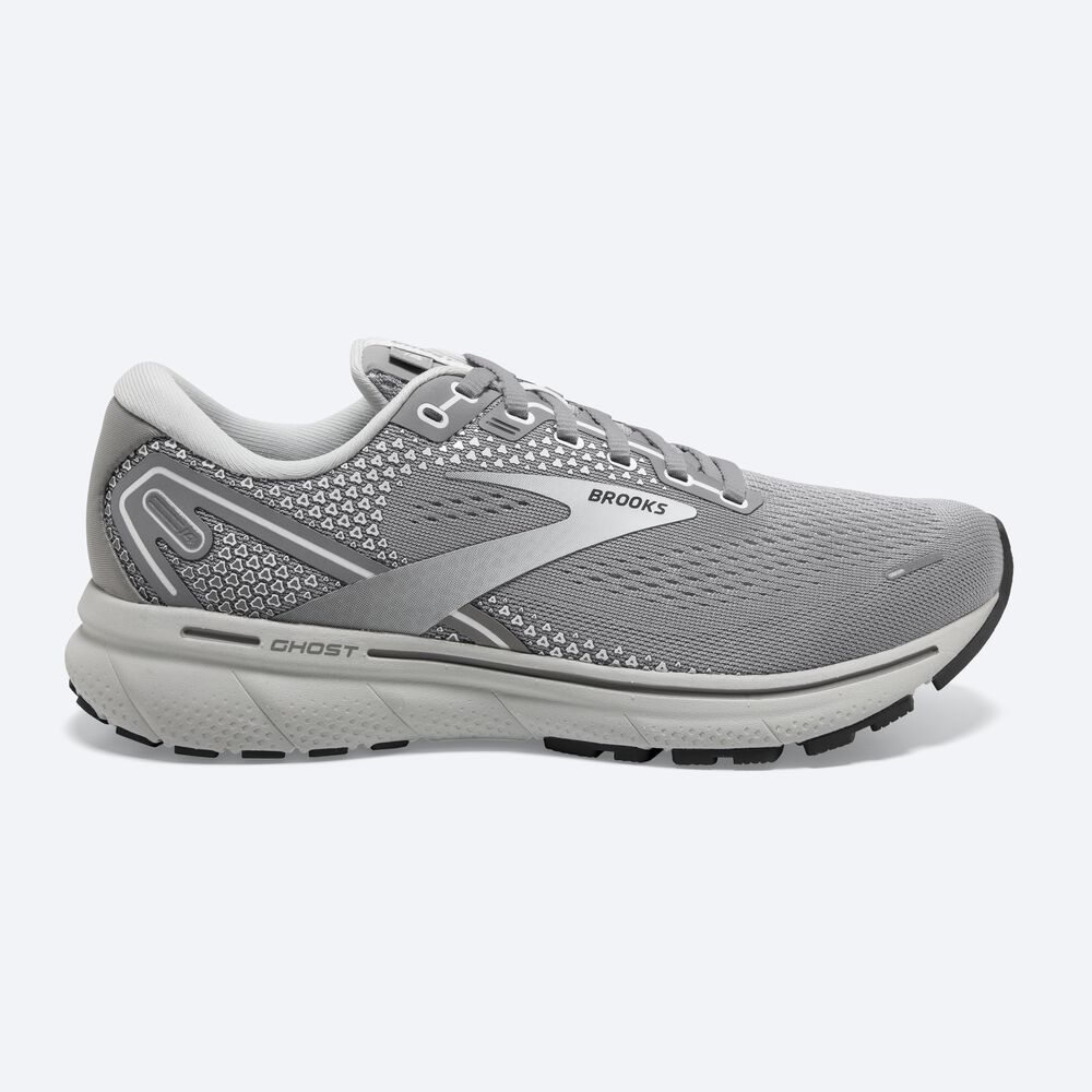 Women\'s Brooks Ghost 14 Road Running Shoes Grey | USA07823