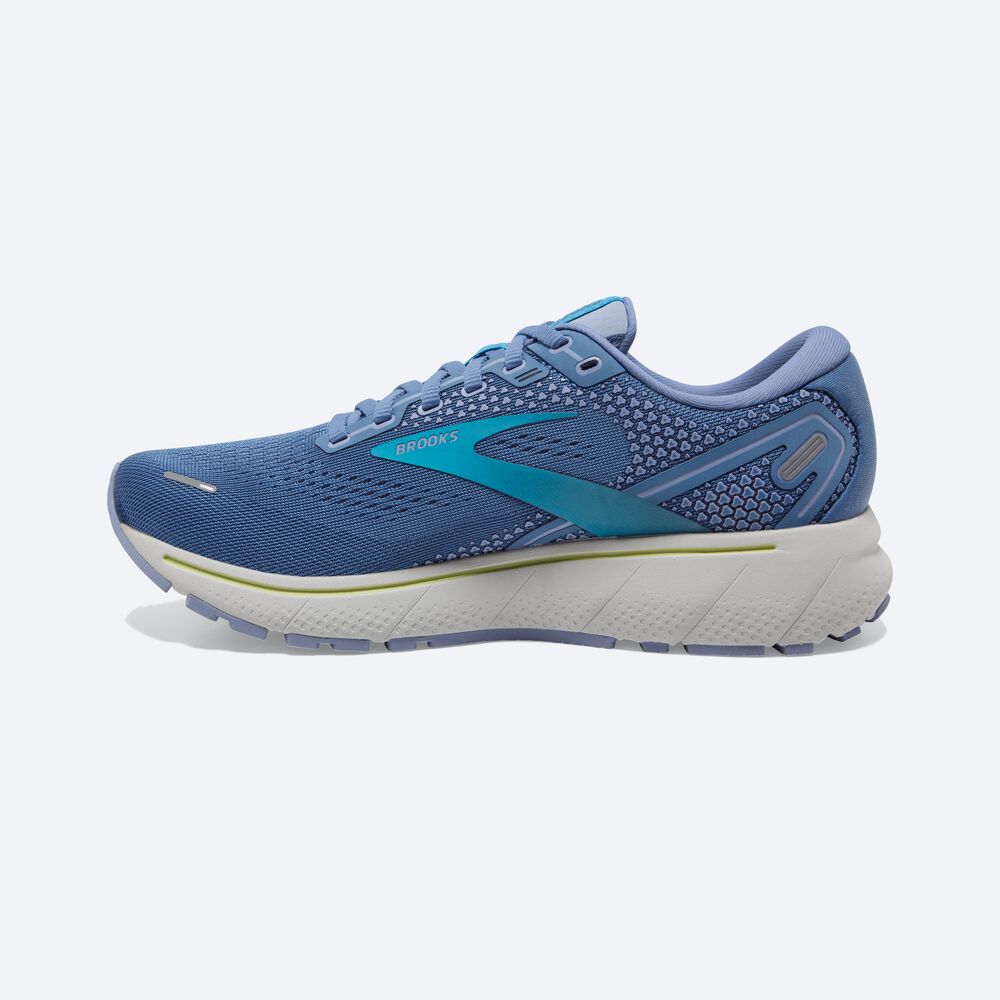 Women's Brooks Ghost 14 Road Running Shoes Blue | USA30719