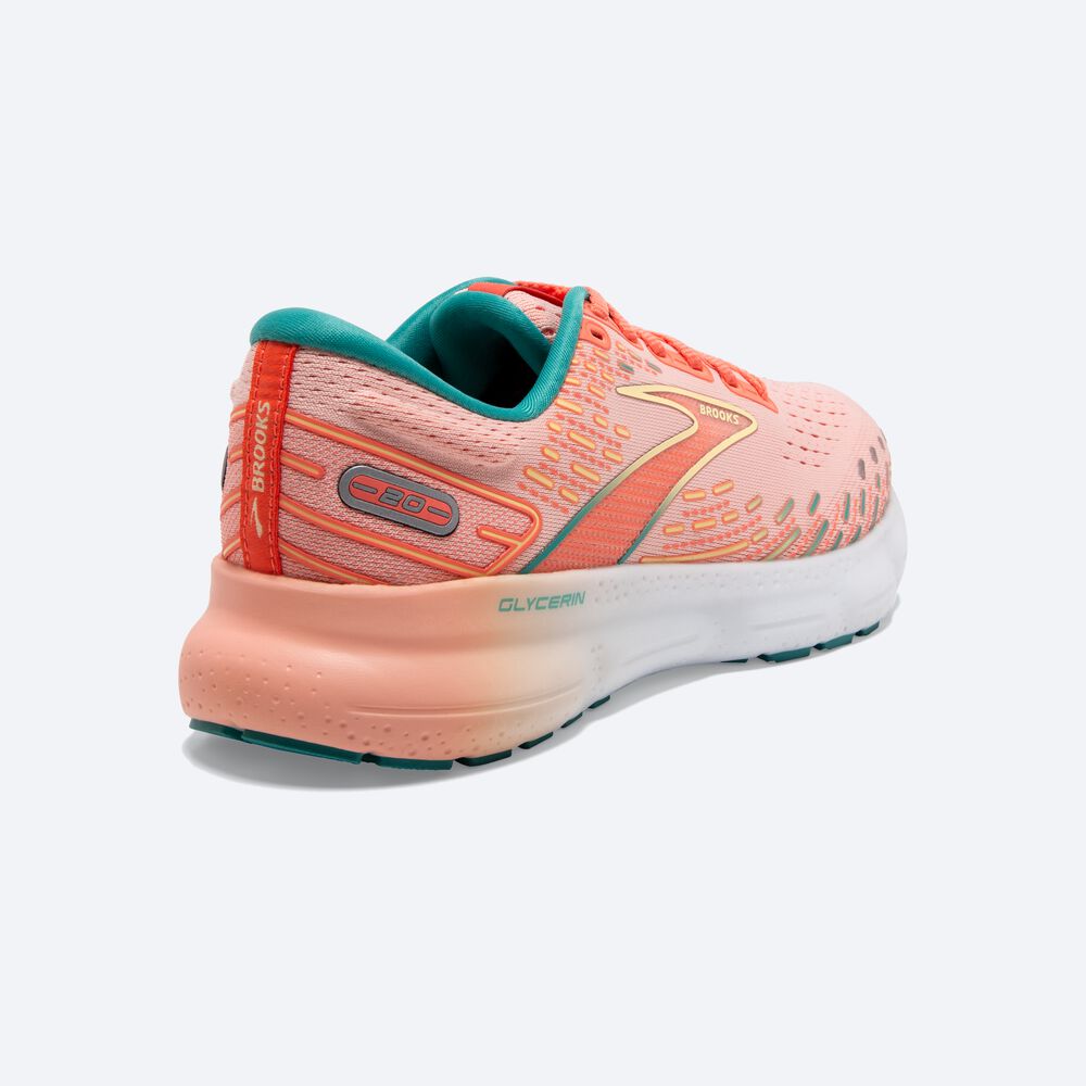 Women's Brooks Glycerin 20 Running Shoes Coral | USA40963