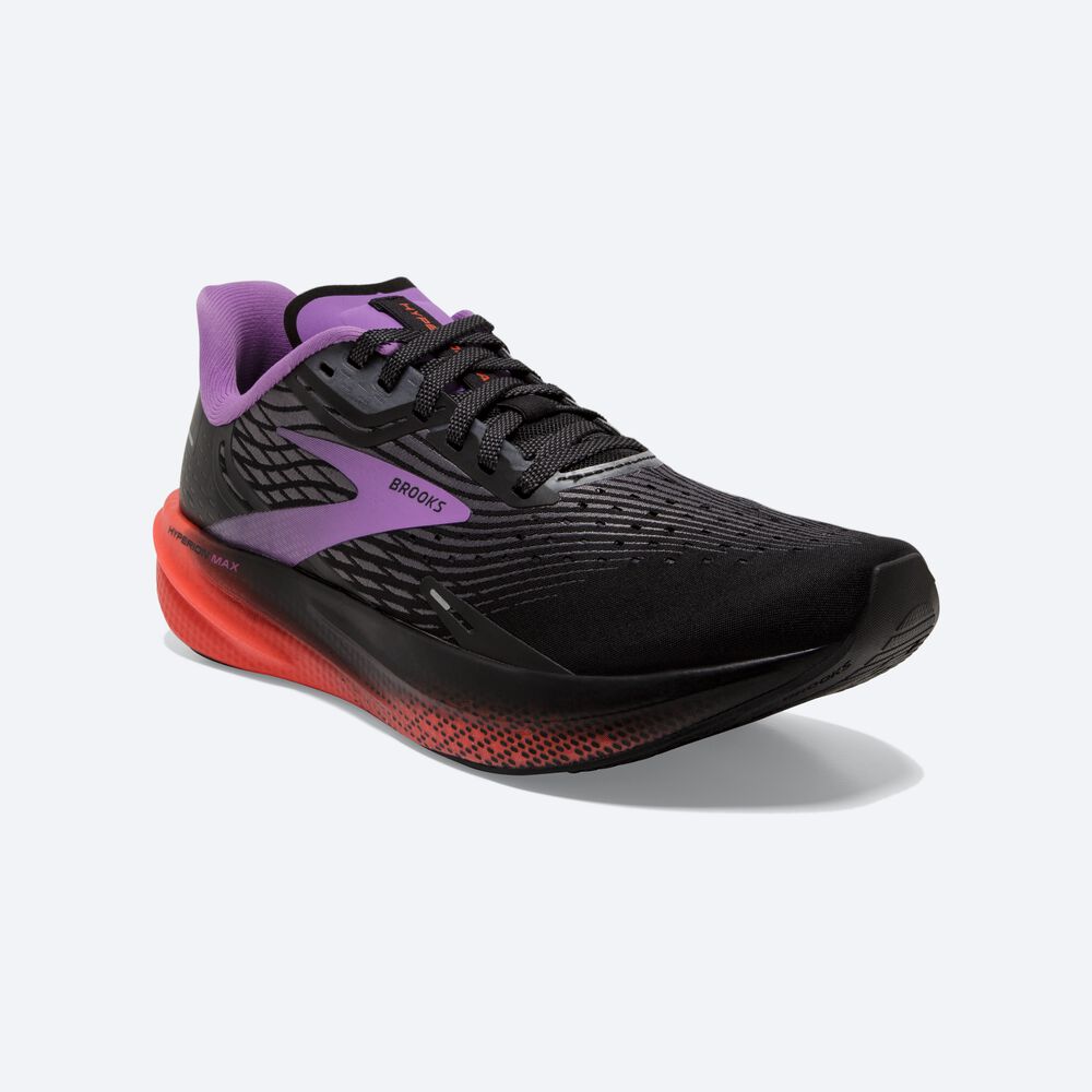 Women's Brooks Hyperion Max Road Running Shoes Black/Flower | USA90632