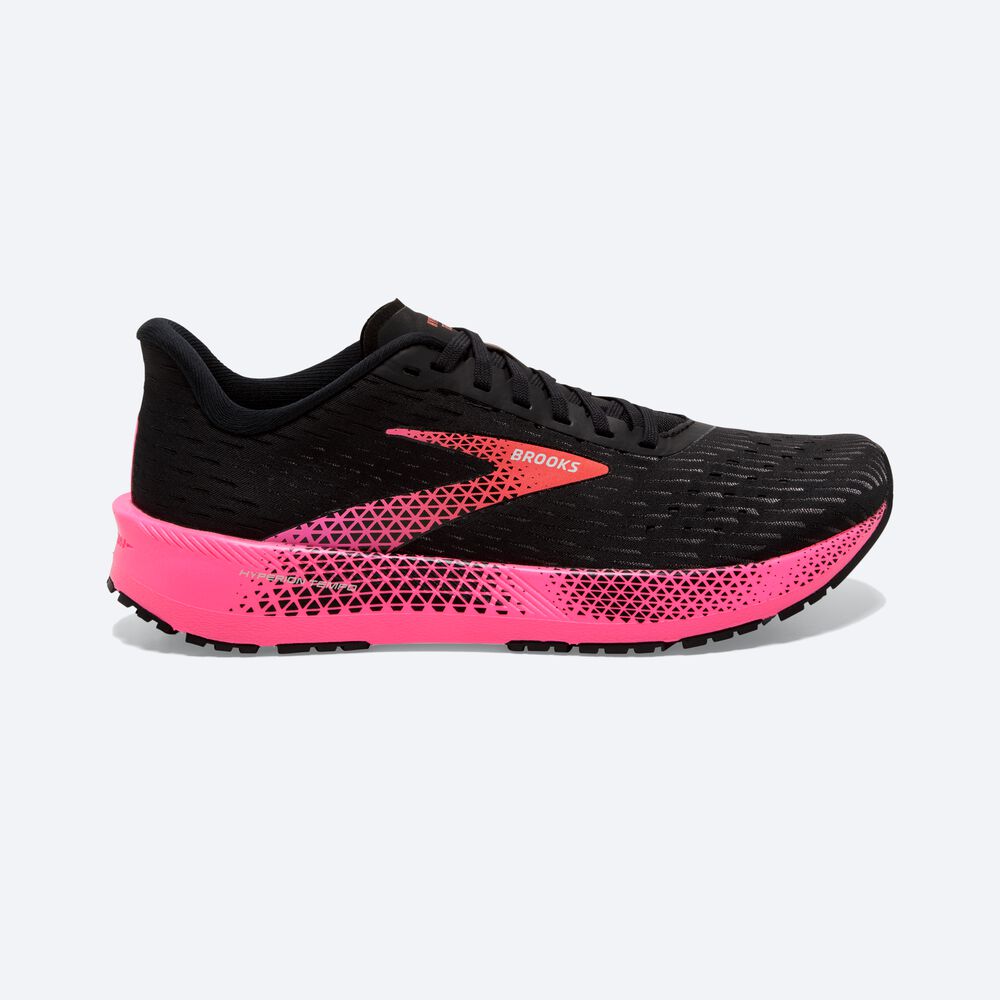 Women\'s Brooks Hyperion Tempo Road Running Shoes Black/Pink/Coral | USA15372