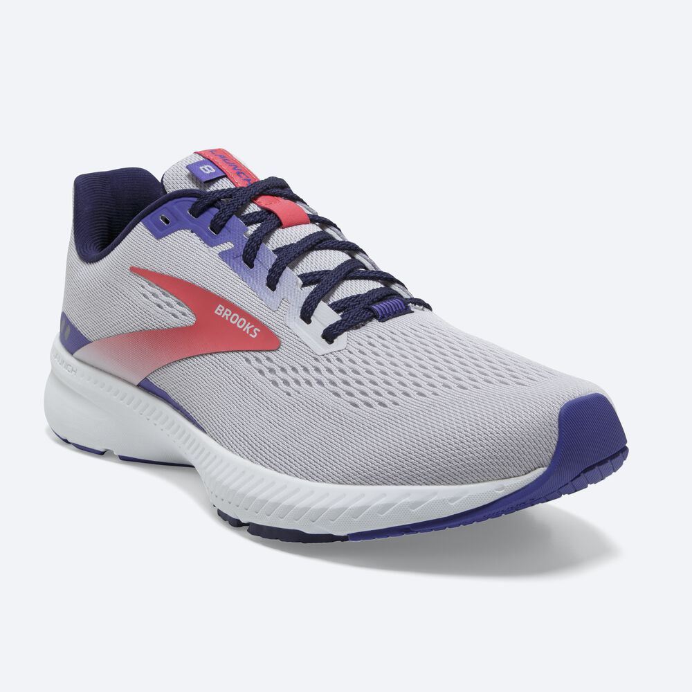 Women's Brooks Launch 8 Road Running Shoes Lavender/Coral | USA06492