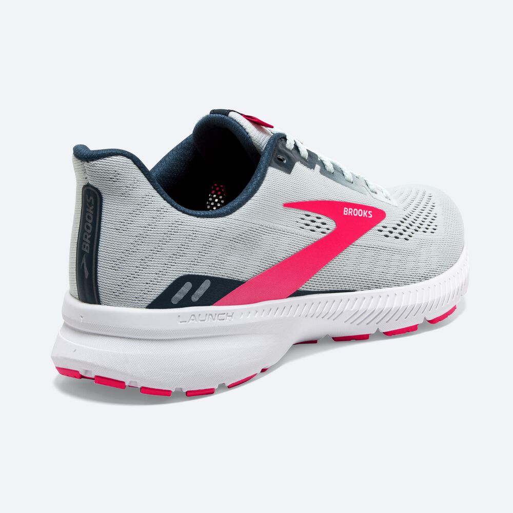 Women's Brooks Launch 8 Road Running Shoes Navy/Pink | USA41578