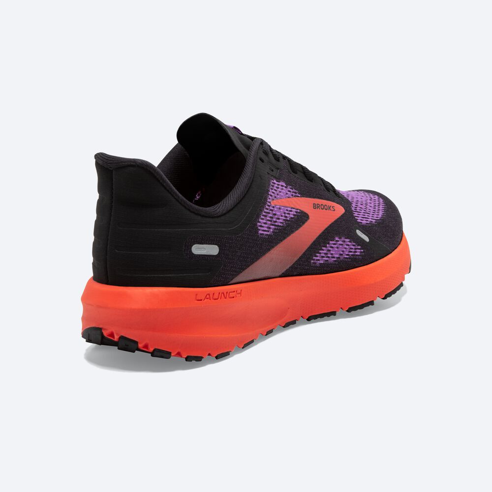 Women's Brooks Launch 9 Road Running Shoes Black/Flower | USA16378