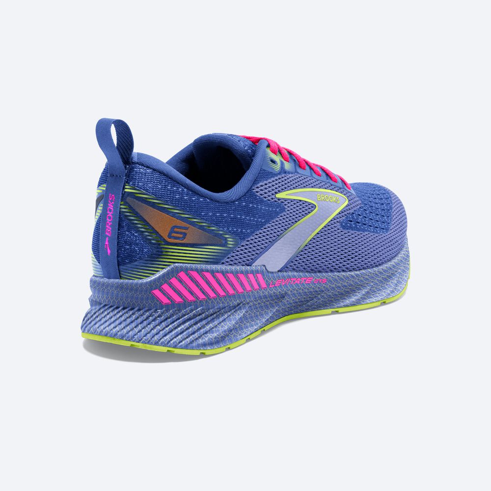 Women's Brooks Levitate GTS 6 Running Shoes Purple/Pink | USA65837