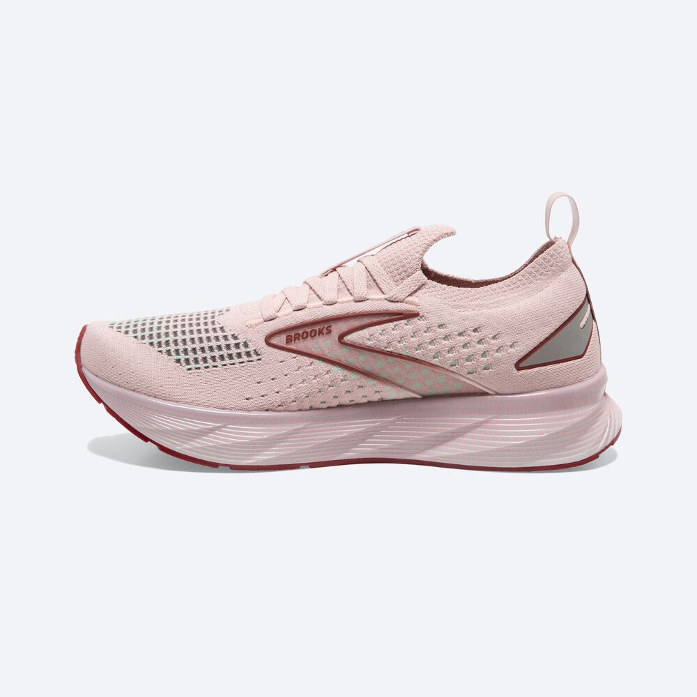 Women's Brooks Levitate StealthFit 6 Road Running Shoes Pink | USA31608