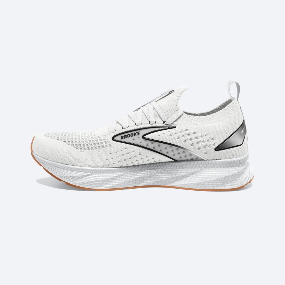 Women's Brooks Levitate StealthFit 6 Road Running Shoes White | USA48201