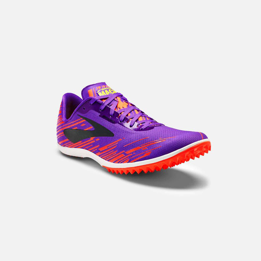 Women's Brooks Mach 18 Spikeless Cross Country Spikes Rose/Purple | USA76584