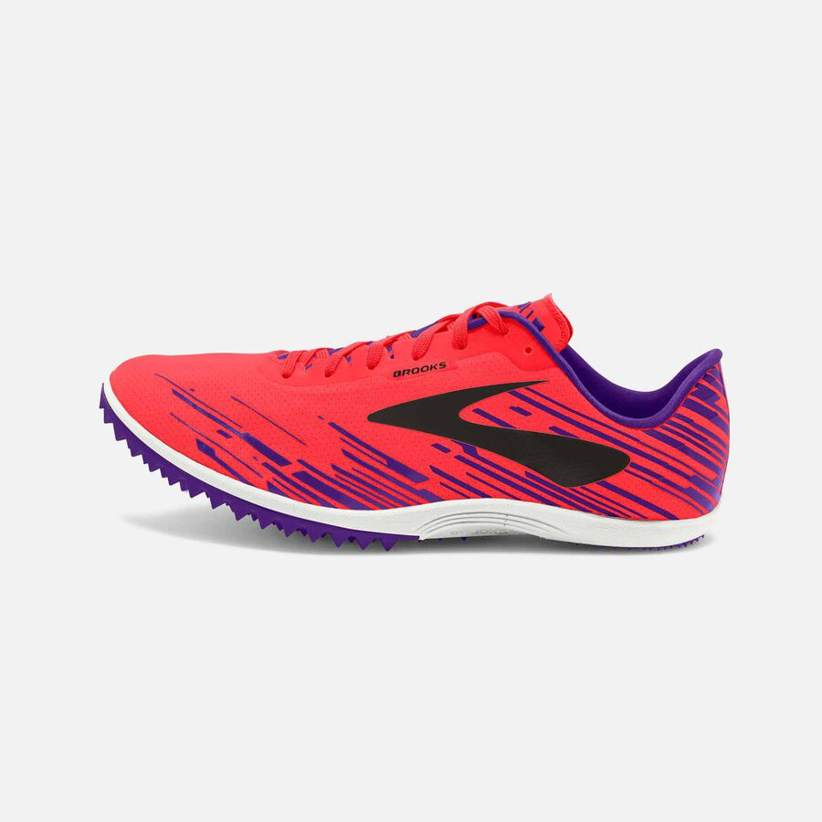 Women's Brooks Mach 18 Spikeless Cross Country Spikes Rose/Purple | USA76584