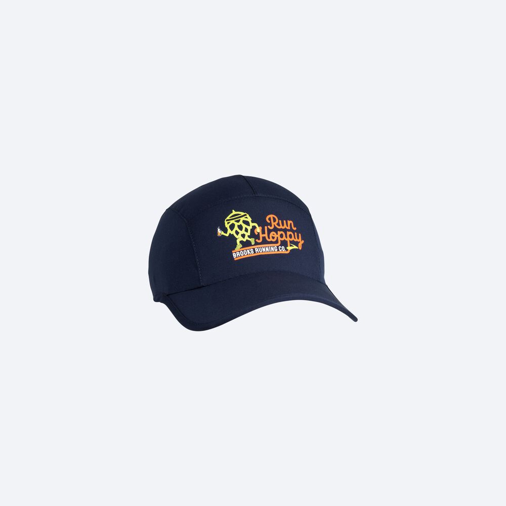 Women's Brooks Moment Hats Navy | USA72046