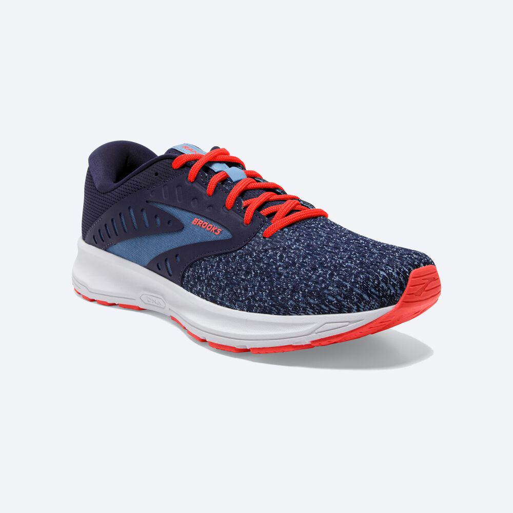 Women's Brooks Range 2 Road Running Shoes Navy/Blue/Coral | USA08934