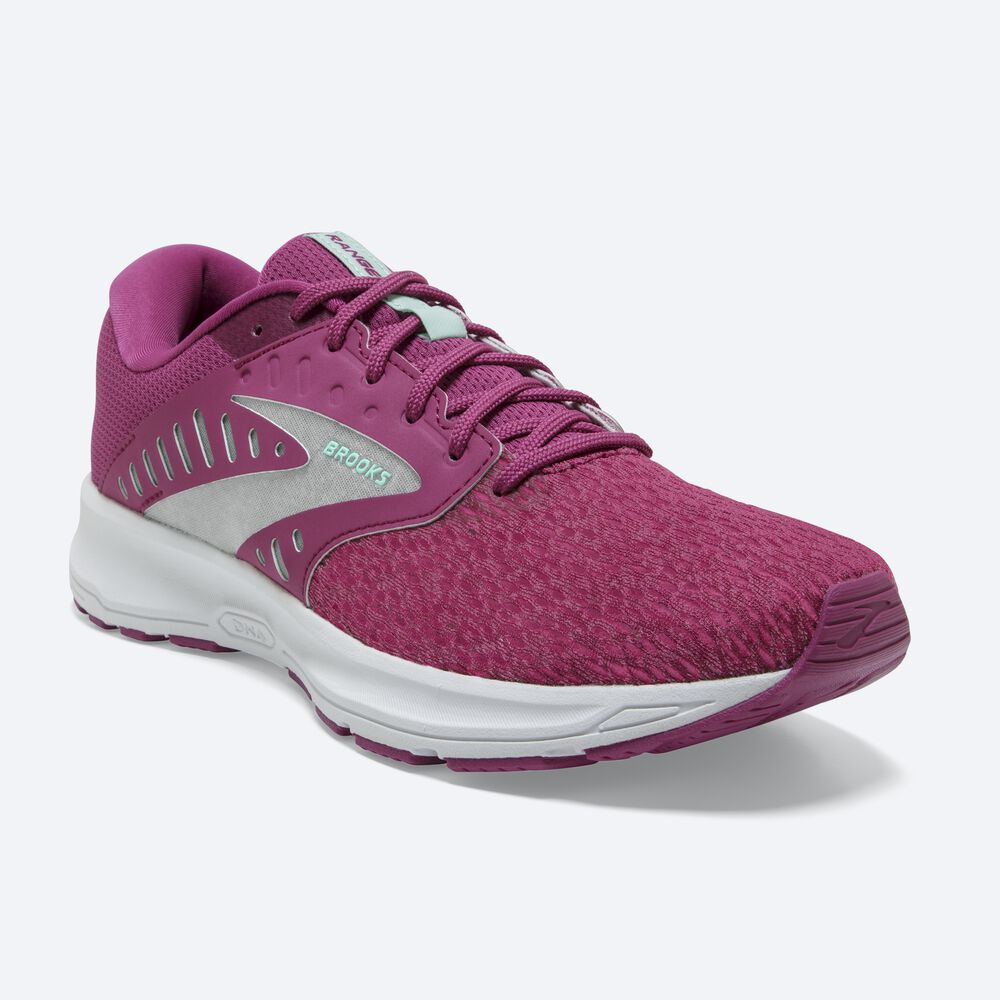 Women's Brooks Range 2 Road Running Shoes Dark Pink | USA43589