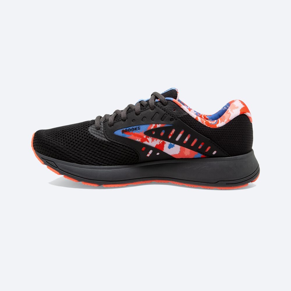 Women's Brooks Range 2 Road Running Shoes Black/Coral | USA76398