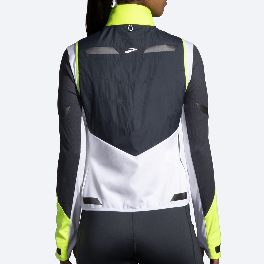 Women's Brooks Run Visible Insulated Vest White | USA17438