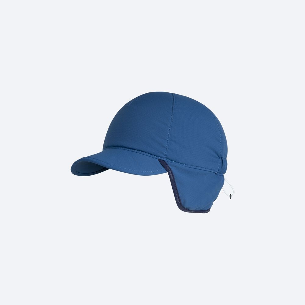 Women\'s Brooks Shield Hybrid 2.0 Hats Blue Grey/Navy | USA27358