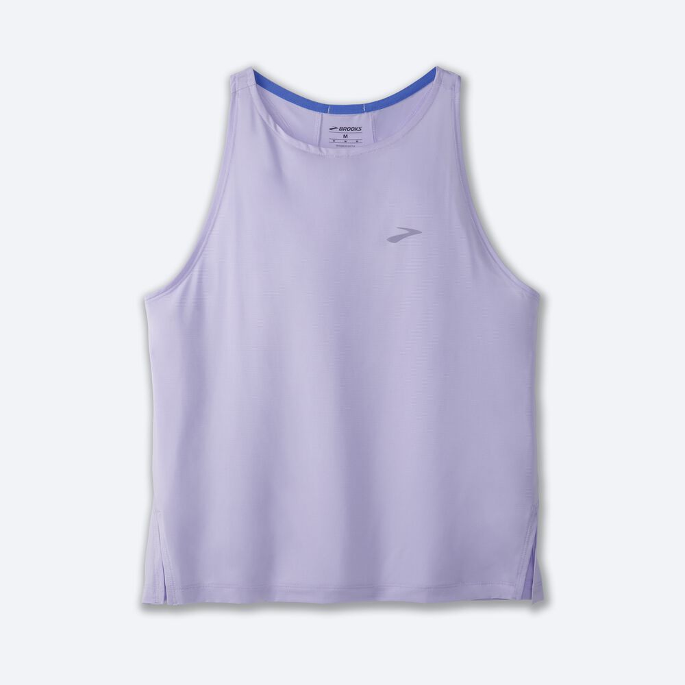 Women\'s Brooks Sprint Free Tanks Purple Grey | USA31406