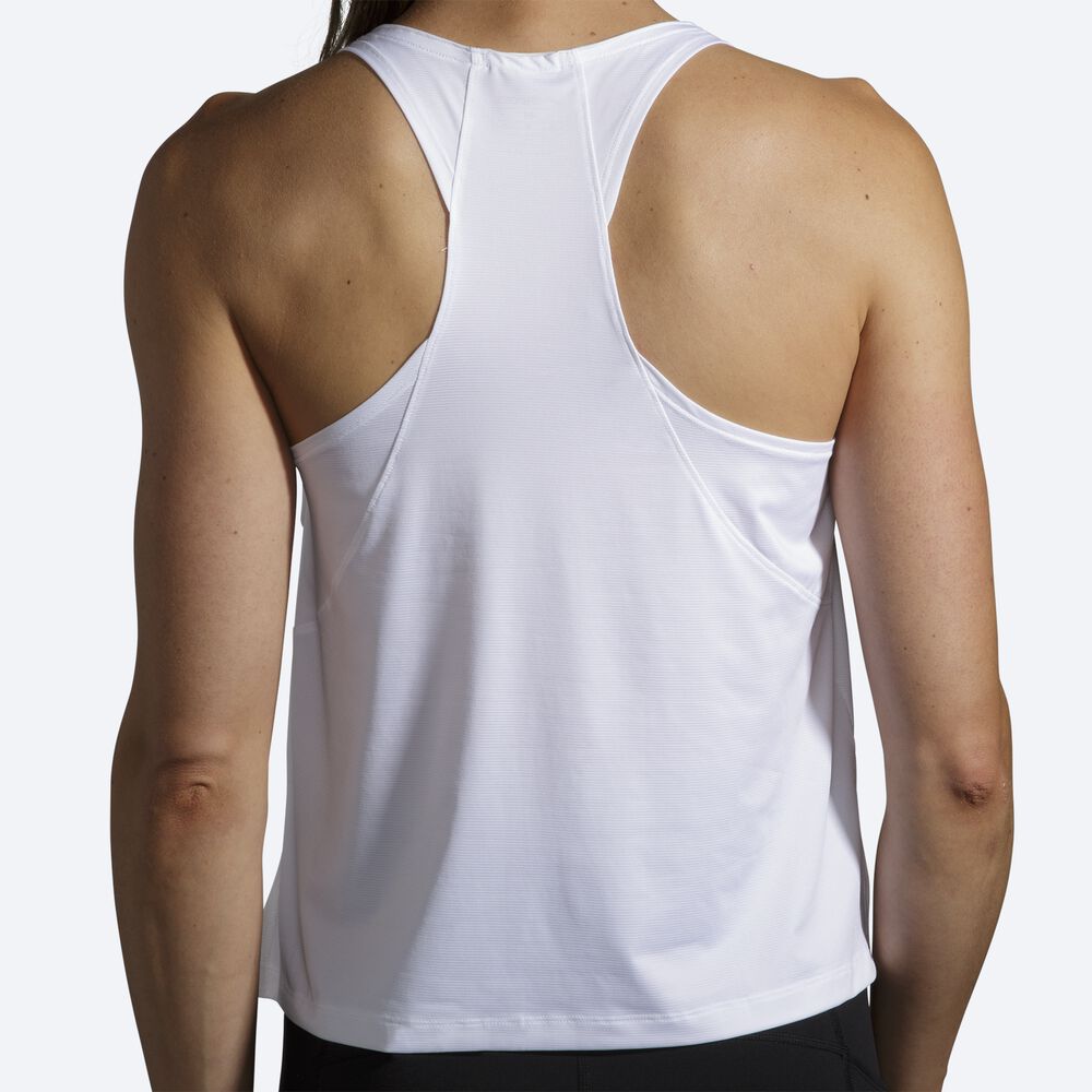 Women's Brooks Sprint Free Tanks White | USA53609