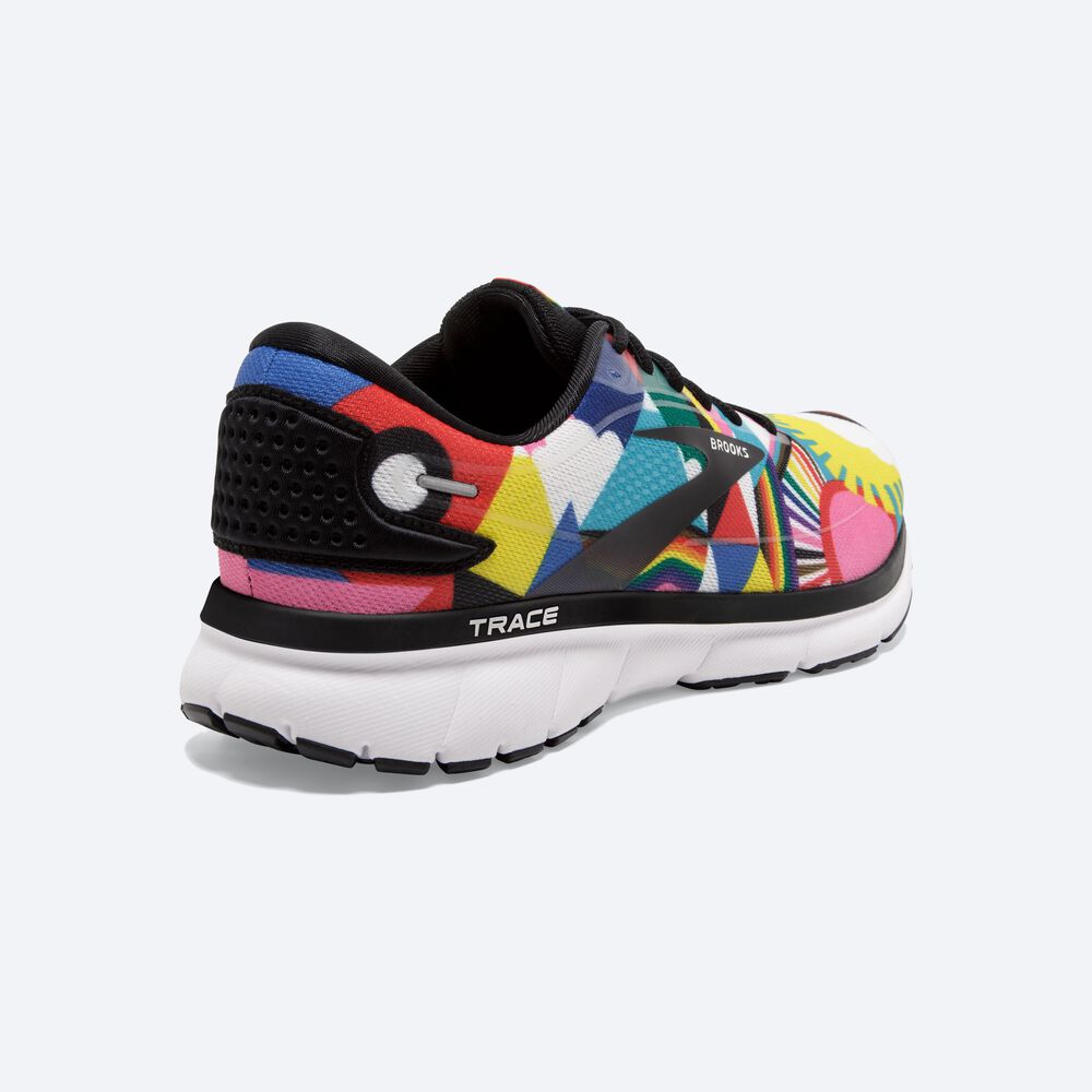 Women's Brooks Trace 2 Road Running Shoes Black/Multicolor | USA23756