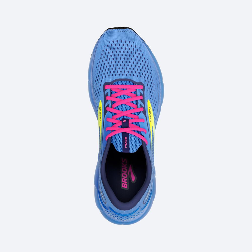 Women's Brooks Trace 2 Road Running Shoes Blue/Pink | USA48102