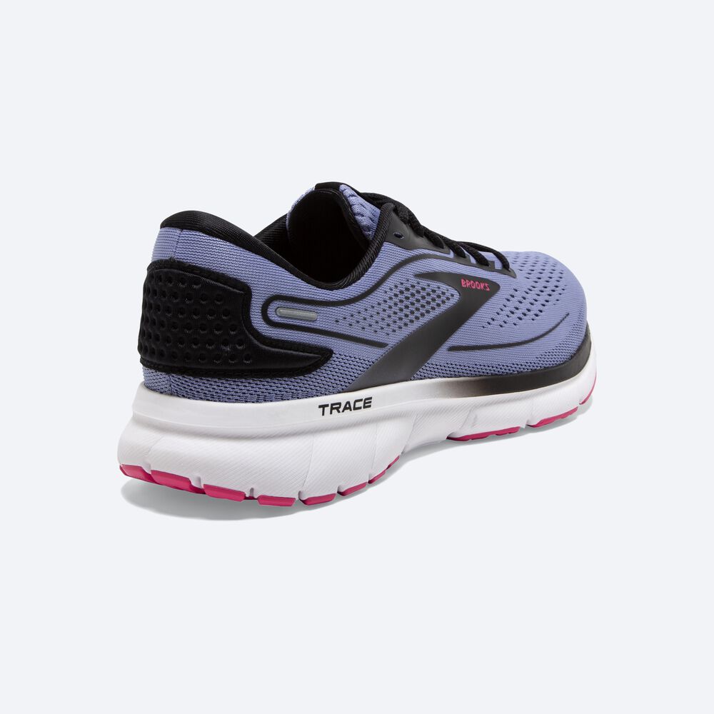 Women's Brooks Trace 2 Road Running Shoes Purple/Black/Pink | USA72568