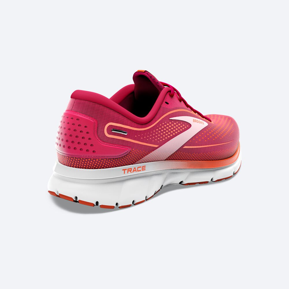 Women's Brooks Trace 2 Road Running Shoes Red/Pink | USA85901