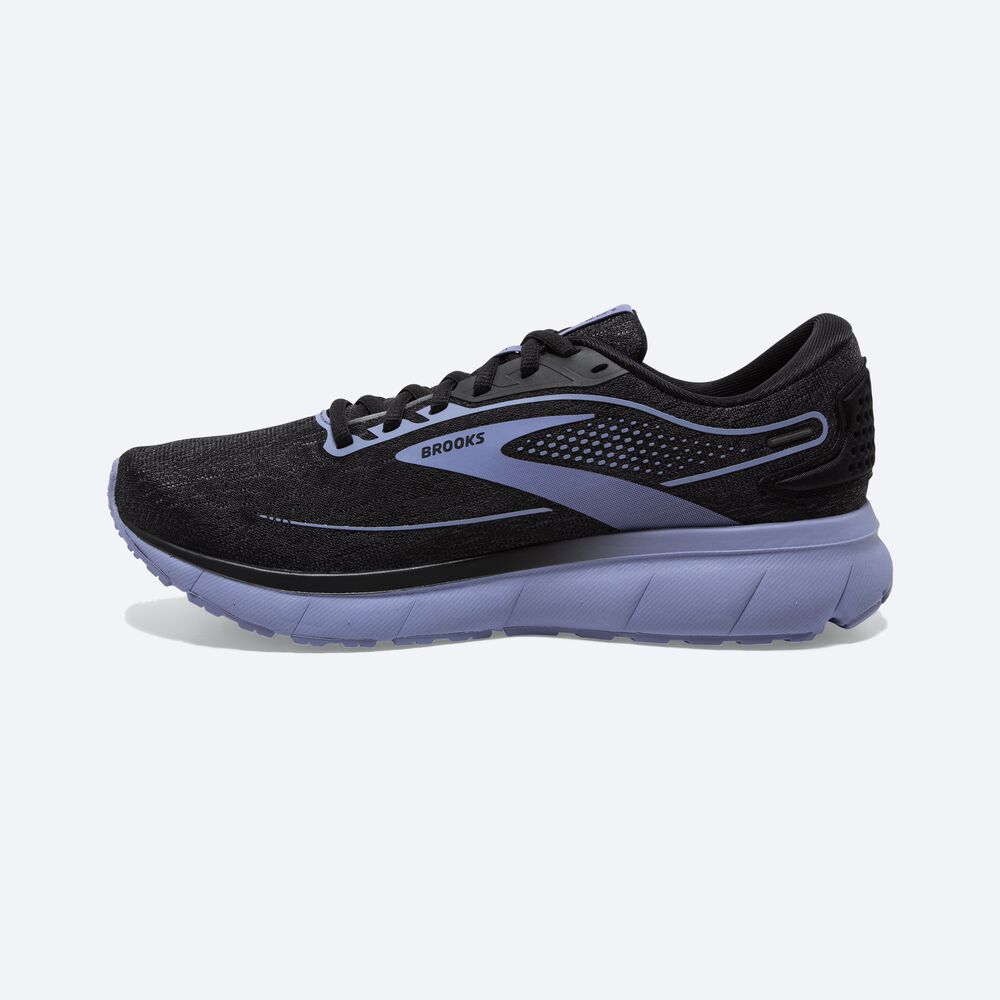 Women's Brooks Trace 2 Road Running Shoes Black/Purple | USA95314