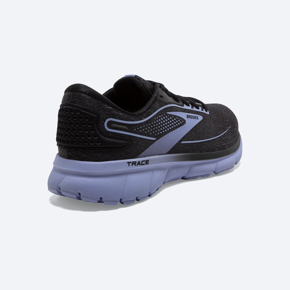 Women's Brooks Trace 2 Road Running Shoes Black/Purple | USA95314