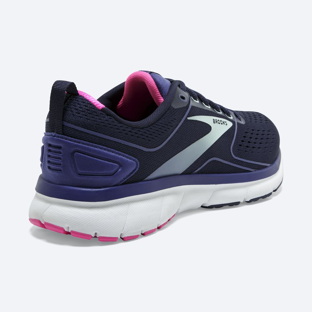 Women's Brooks Transmit 3 Road Running Shoes Navy Blue | USA23058