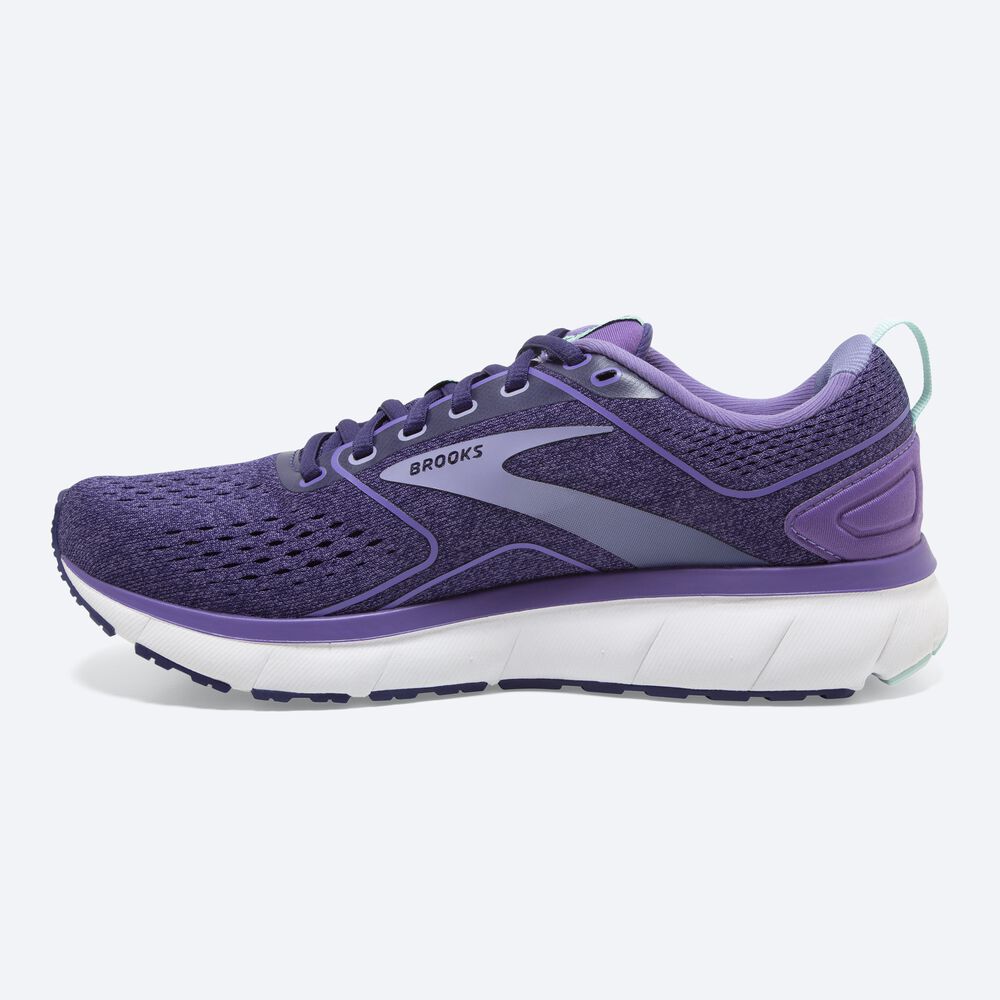 Women's Brooks Transmit 3 Road Running Shoes Blue | USA50287