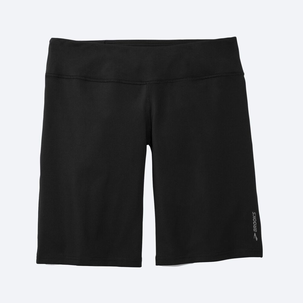 Women\'s Brooks Venture Bermuda Running Shorts Black | USA15067